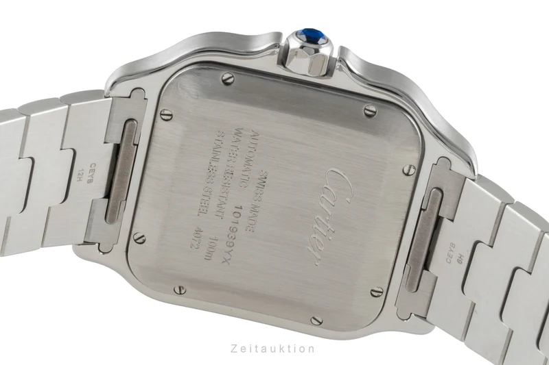 Cartier Santos steel automatic men's watch WSSA0009 LP: 8850EUR [2505651]