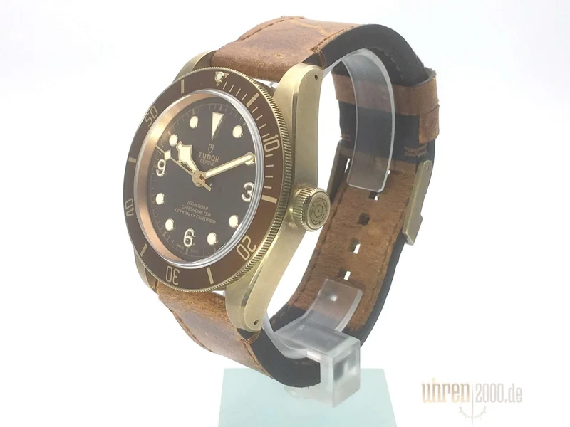 Tudor Heritage Black Bay Bronze 79250BM Leder aus 2016