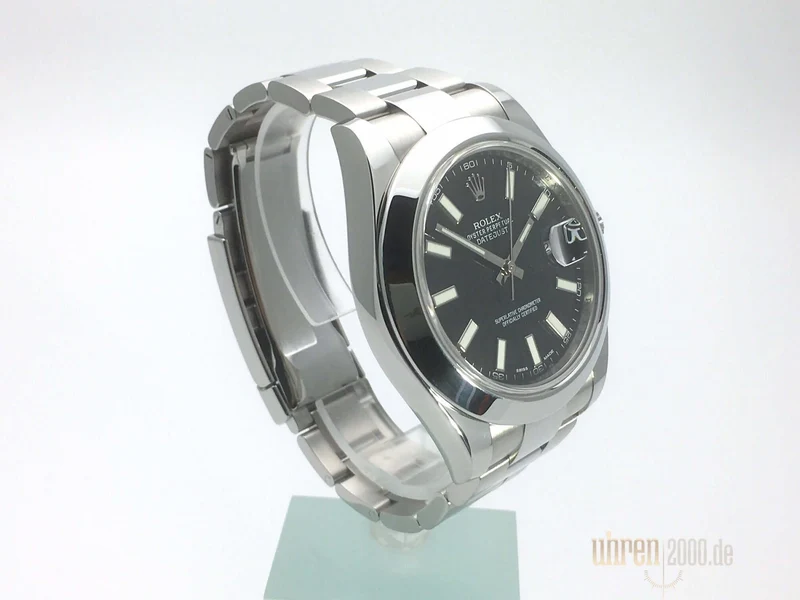 Rolex Datejust II 41 Edelstahl 116300 Schwarz aus 2013