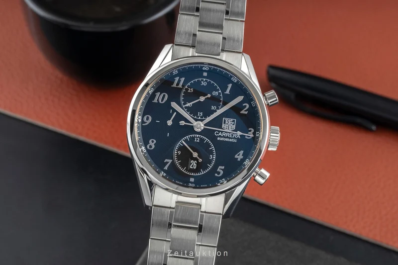 Tag Heuer Carrera chronograph steel automatic men's watch CAS2110.BA0730 [2505151]