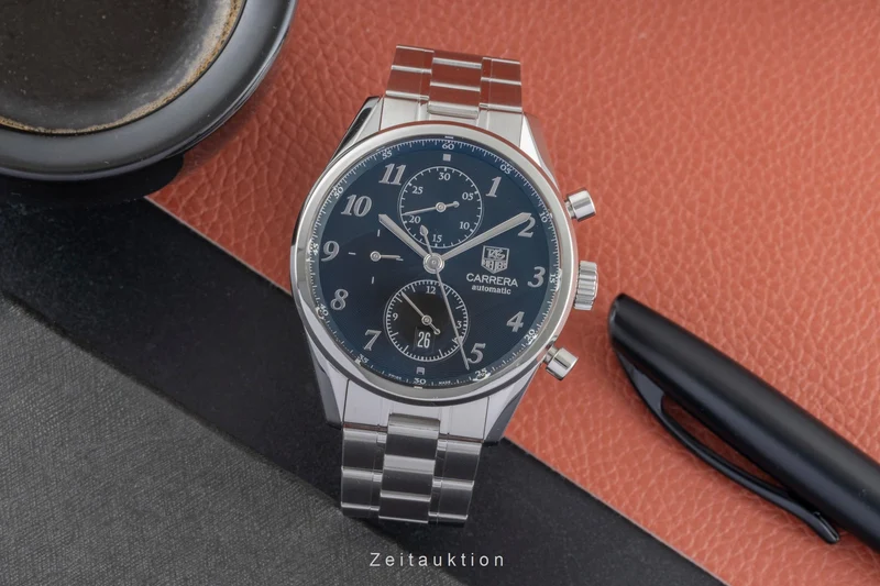 Tag Heuer Carrera chronograph steel automatic men's watch CAS2110.BA0730 [2505151]