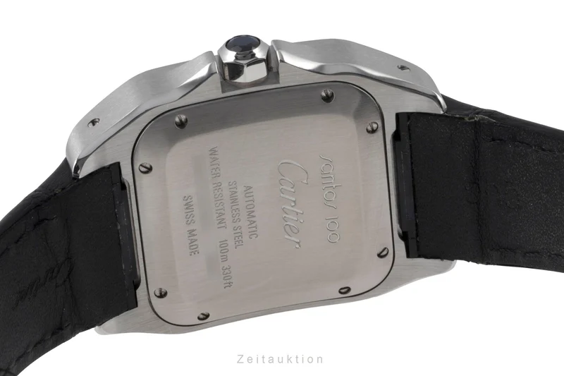 Cartier Santos 100 steel automatic men's watch W20106X8 [2505643]