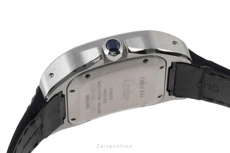 Cartier Santos 100 steel automatic men's watch W20106X8 [2505643]