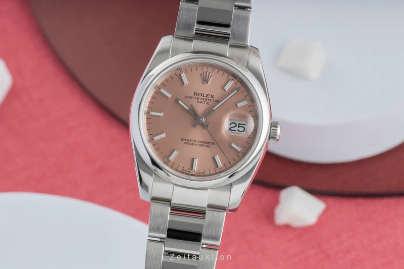 Rolex Date steel automatic men's watch 115200 [2505450]