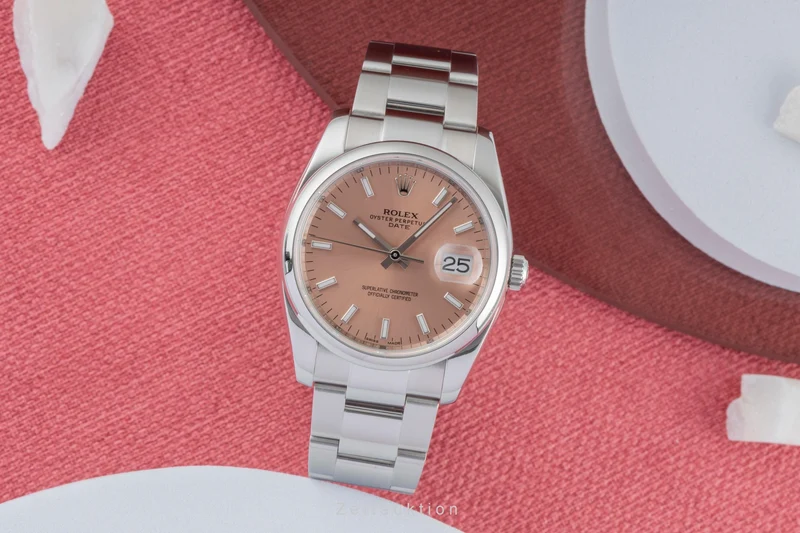 Rolex Date steel automatic men's watch 115200 [2505450]