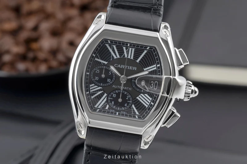 Cartier Roadster chronograph steel automatic men's watch W62020X6 [2505714]