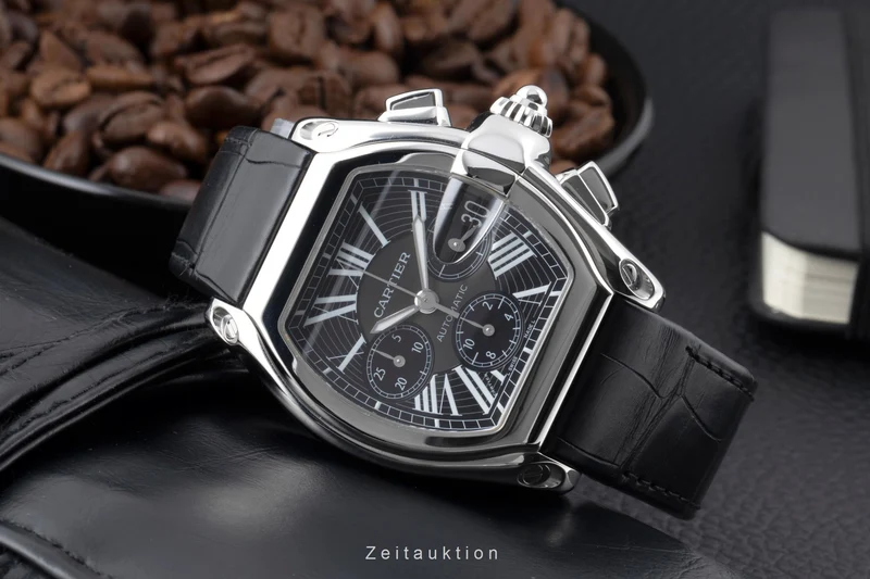 Cartier Roadster chronograph steel automatic men's watch W62020X6 [2505714]