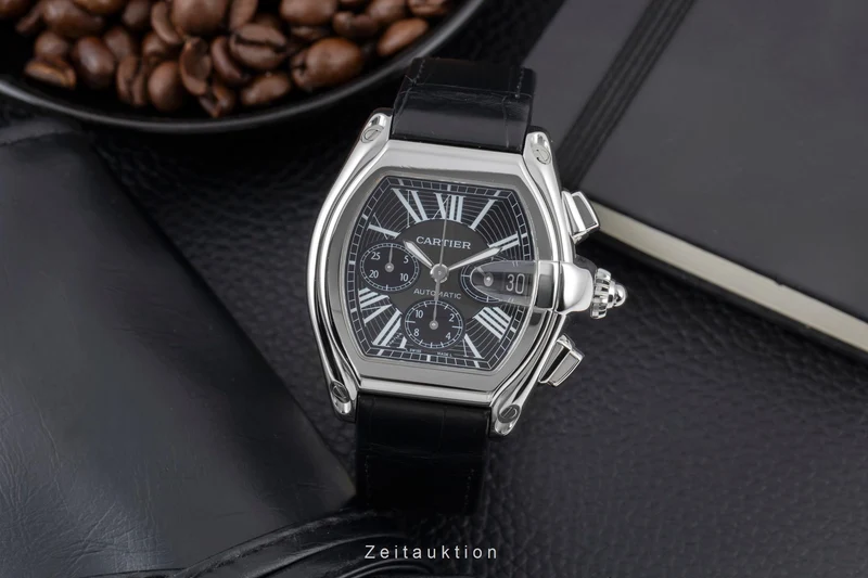Cartier Roadster chronograph steel automatic men's watch W62020X6 [2505714]