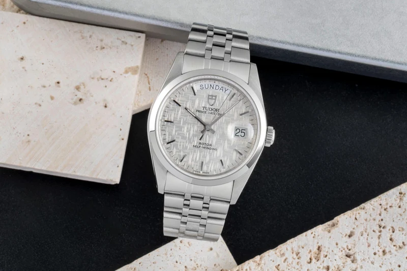 Tudor Date-Day steel automatic men's watch 76200 [2506121]