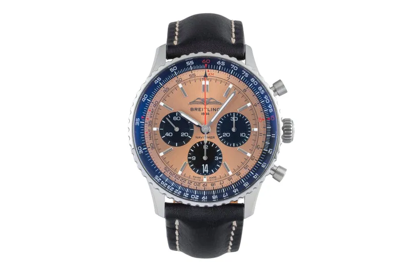 Breitling Navitimer 01 chronograph steel automatic men's watch AB0138241K1P1 LP: 9300EUR [2506096]
