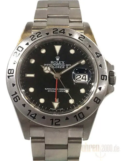 Rolex Explorer II Ref. 16570 Zifferblatt Schwarz aus 2011 Random Serial
