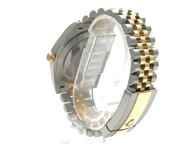 Rolex Datejust 41 Edelstahl Gelbgold 126333 Weiß Jubile-Band