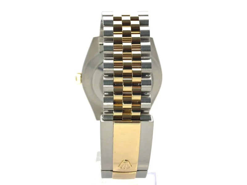 Rolex Datejust 41 Edelstahl Gelbgold 126333 Weiß Jubile-Band