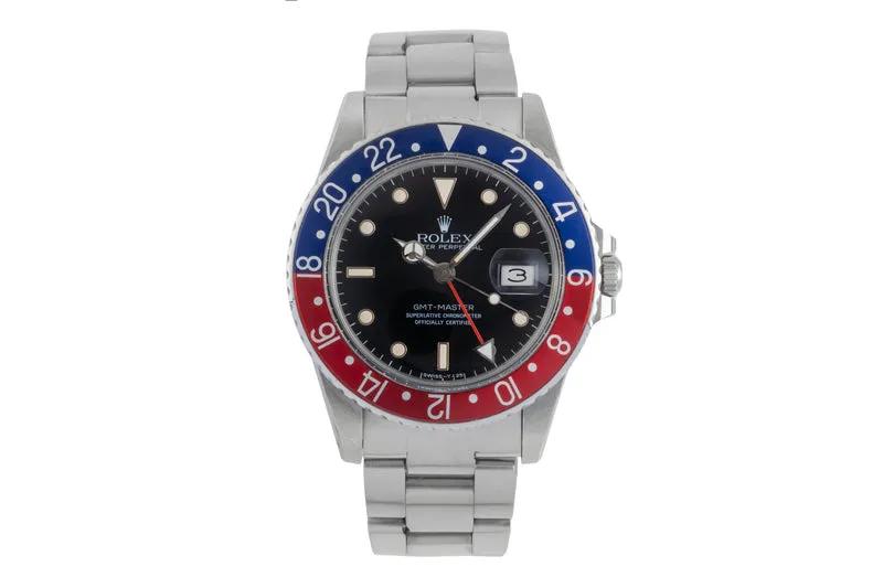 Rolex GMT-Master steel automatic men's watch 16750 Vintage [2504768]