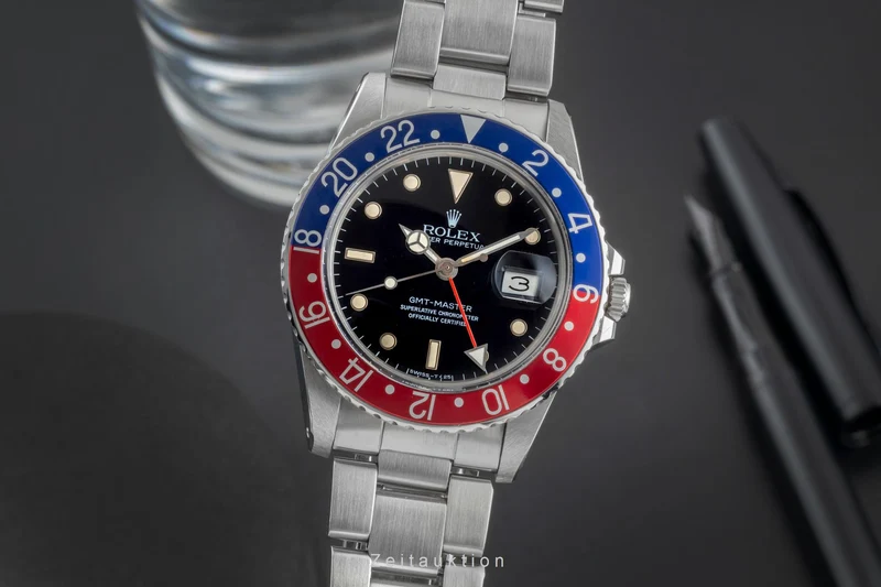 Rolex GMT-Master steel automatic men's watch 16750 Vintage [2504768]