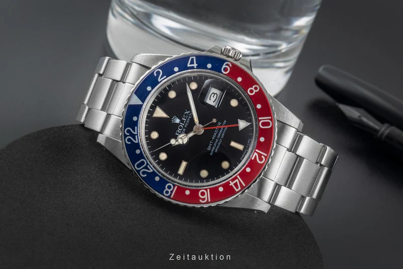 Rolex GMT-Master steel automatic men's watch 16750 Vintage [2504768]