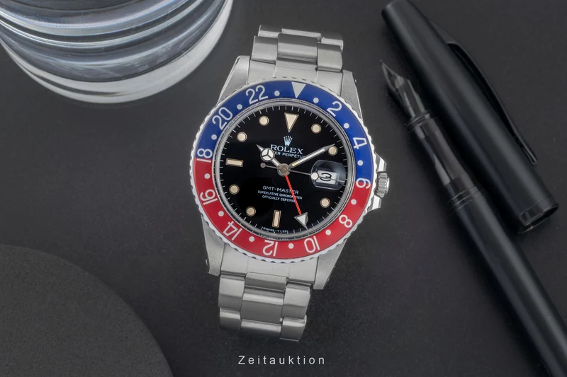 Rolex GMT-Master steel automatic men's watch 16750 Vintage [2504768]