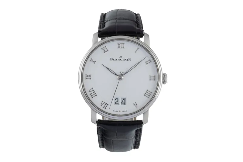 Blancpain Villeret steel automatic men's watch 6669-1127-55B LP: 13450EUR [2505786]