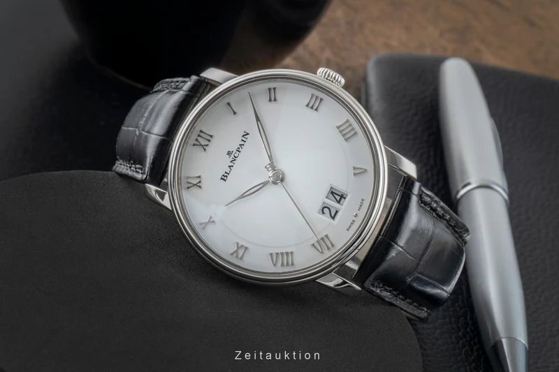 Blancpain Villeret steel automatic men's watch 6669-1127-55B LP: 13450EUR [2505786]