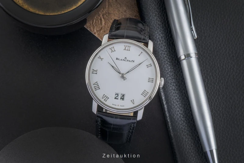 Blancpain Villeret steel automatic men's watch 6669-1127-55B LP: 13450EUR [2505786]