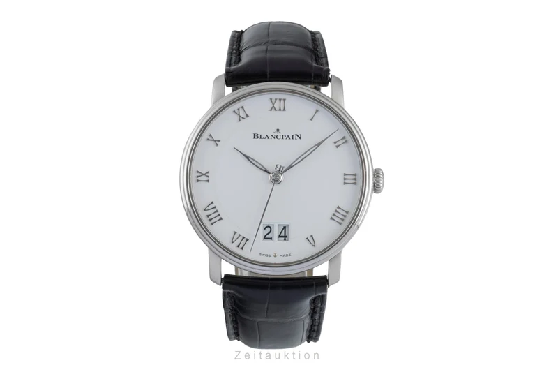 Blancpain Villeret steel automatic men's watch 6669-1127-55B LP: 13450EUR [2505786]