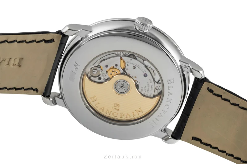 Blancpain Villeret steel automatic men's watch 6669-1127-55B LP: 13450EUR [2505786]