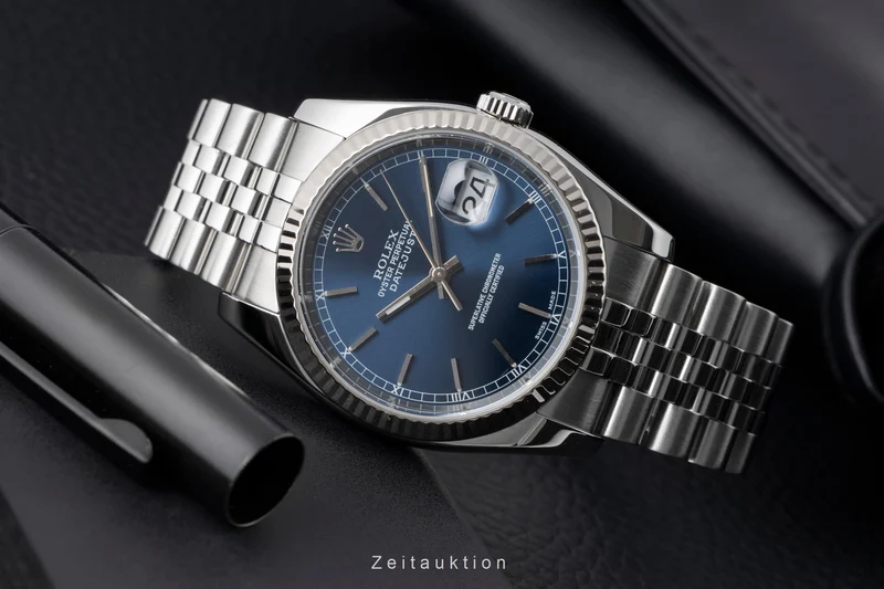 Rolex Datejust steel / white gold automatic men's watch 116234 [2506063]