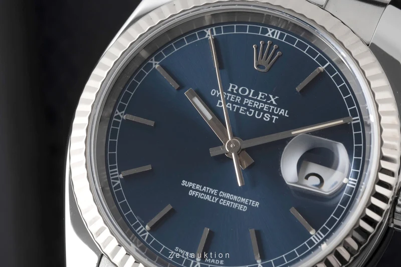 Rolex Datejust steel / white gold automatic men's watch 116234 [2506063]