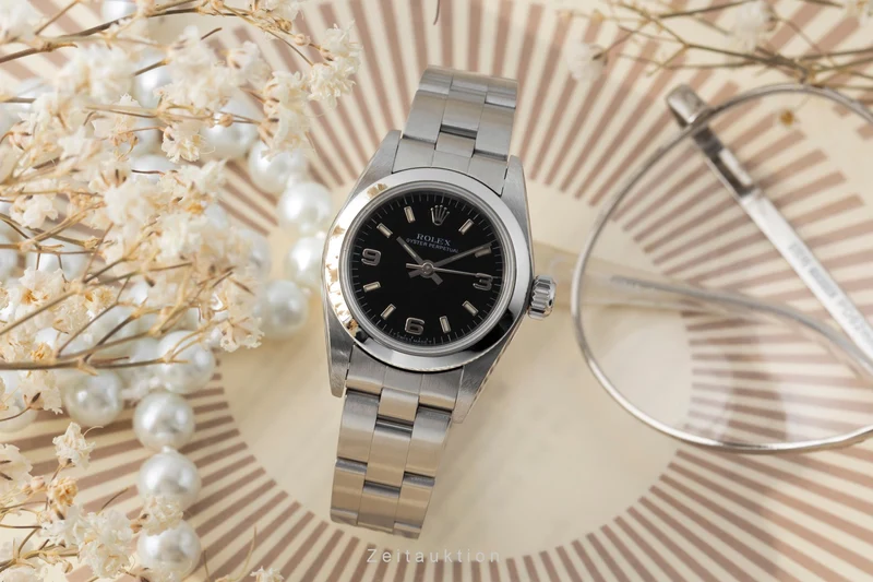 Rolex Oyster Perpetual steel automatic women's watch 67180 [2505712]