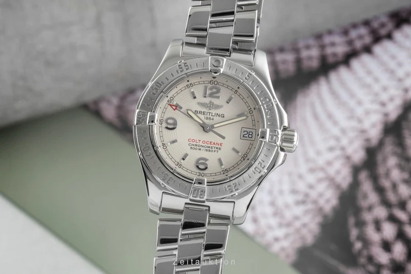 Breitling Colt Oceane steel quartz women's watch A77380 [2505424]