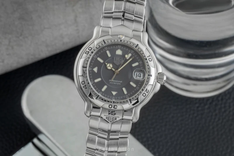Tag Heuer Professional steel quartz men's watch WH1112-K1 [2504646]