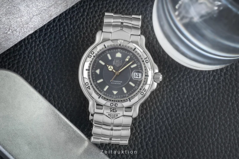 Tag Heuer Professional steel quartz men's watch WH1112-K1 [2504646]