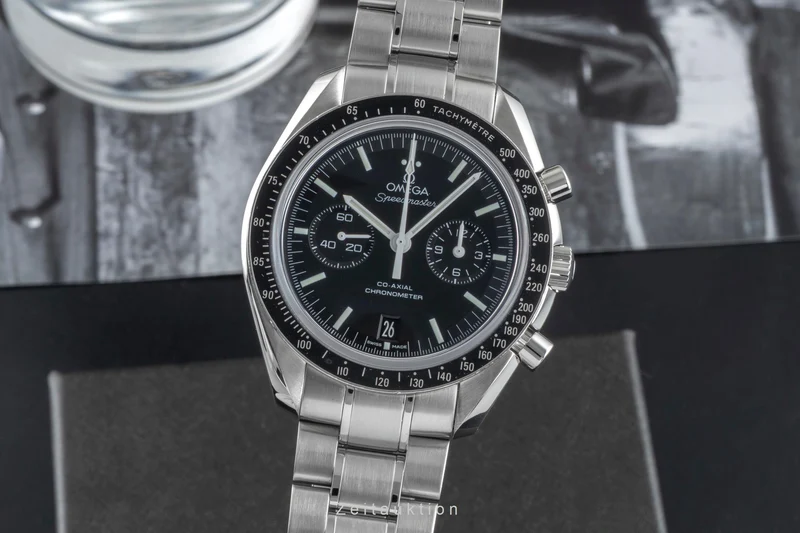 Omega Speedmaster chronograph steel automatic men's watch 311.30.44.51.01.002 LP: 10400EUR [2505577]