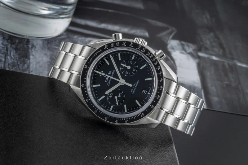 Omega Speedmaster chronograph steel automatic men's watch 311.30.44.51.01.002 LP: 10400EUR [2505577]