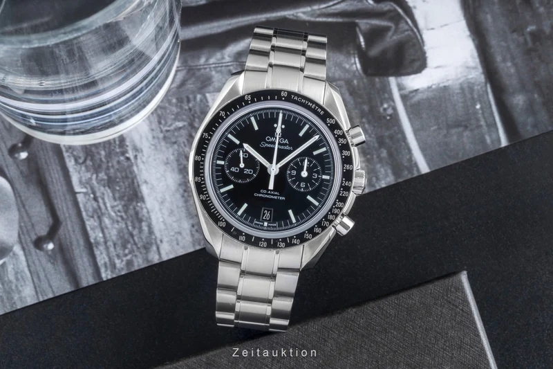 Omega Speedmaster chronograph steel automatic men's watch 311.30.44.51.01.002 LP: 10400EUR [2505577]