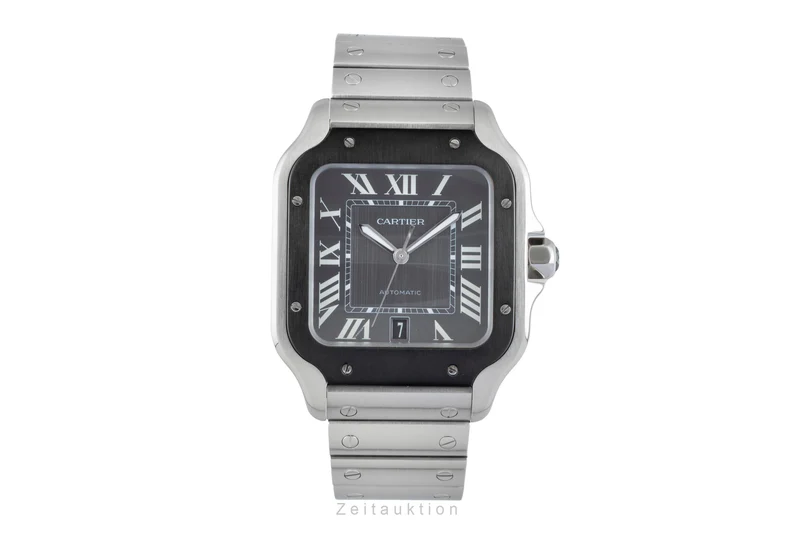 Cartier Santos steel automatic men's watch WSSA0037 LP: 8650EUR [2506103]