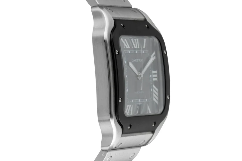 Cartier Santos steel automatic men's watch WSSA0037 LP: 8650EUR [2506103]