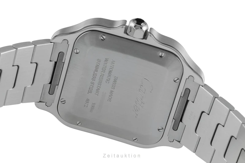 Cartier Santos steel automatic men's watch WSSA0037 LP: 8650EUR [2506103]