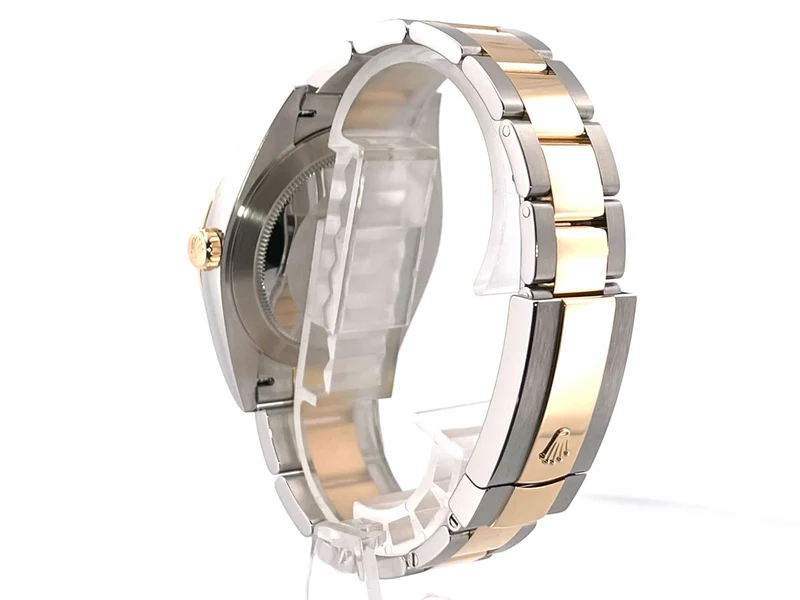 Rolex Datejust 41 Edelstahl Gelbgold 126333 Weiß Index
