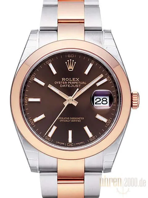 Rolex Datejust 41 Edelstahl Everose-Gold 126301 Choco