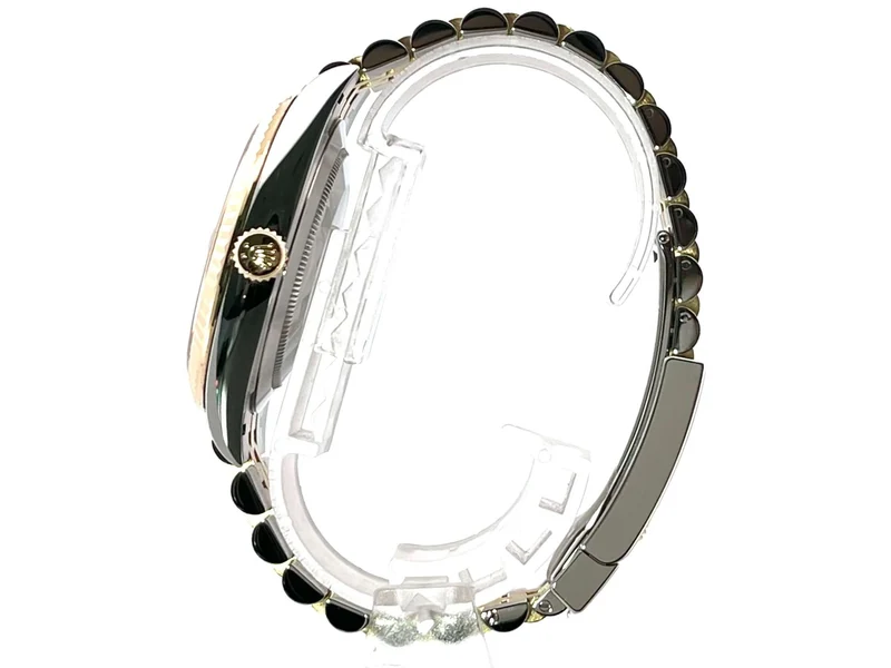 Rolex Datejust 41 Edelstahl Gelbgold 126333 Schwarz Jubile-Band