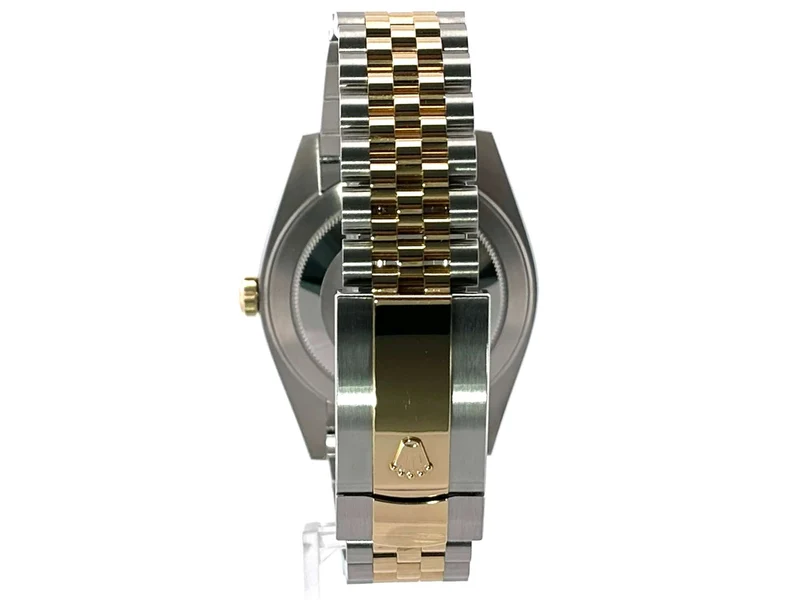 Rolex Datejust 41 Edelstahl Gelbgold 126333 Schwarz Jubile-Band