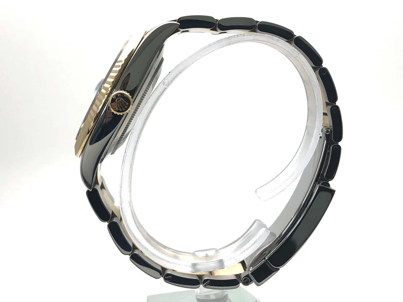 Rolex Datejust 41 Edelstahl Gelbgold 126333 Schwarz Index