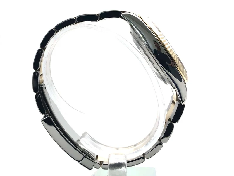 Rolex Datejust 41 Edelstahl Gelbgold 126333 Schwarz Index