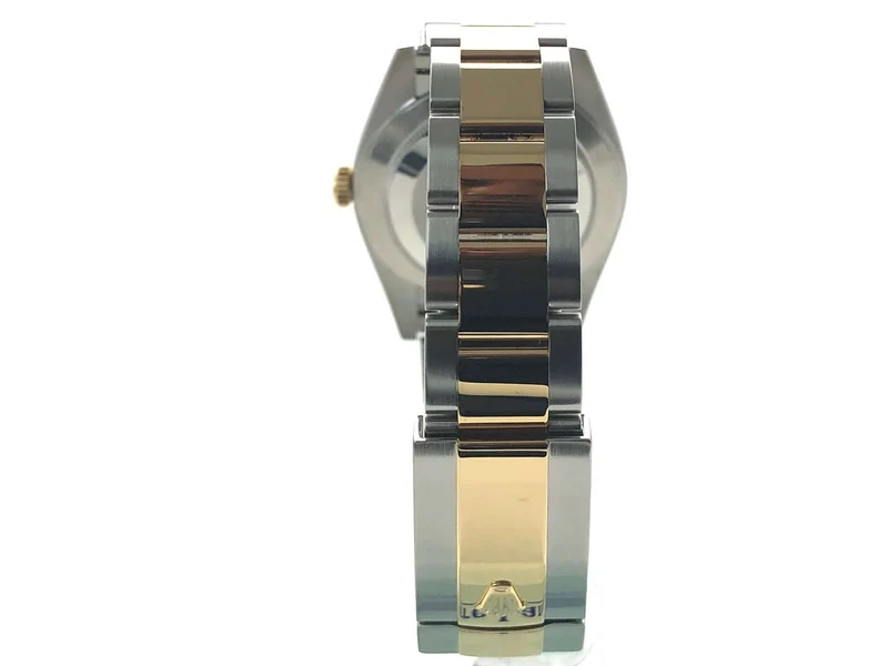 Rolex Datejust 41 Edelstahl Gelbgold 126333 Schwarz Index