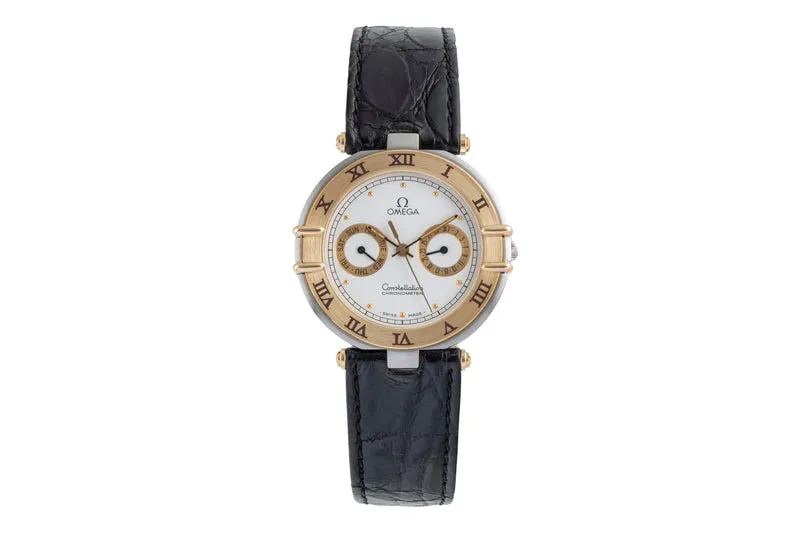 Omega Constellation steel / gold quartz unisex 198.0145 Vintage [2505440]