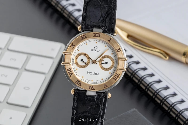 Omega Constellation steel / gold quartz unisex 198.0145 Vintage [2505440]