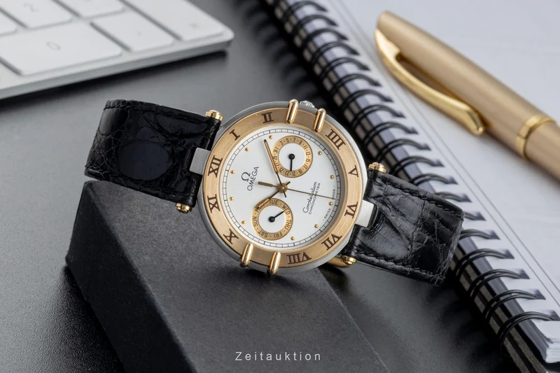 Omega Constellation steel / gold quartz unisex 198.0145 Vintage [2505440]