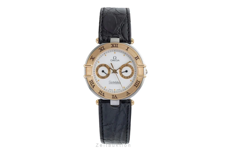 Omega Constellation steel / gold quartz unisex 198.0145 Vintage [2505440]