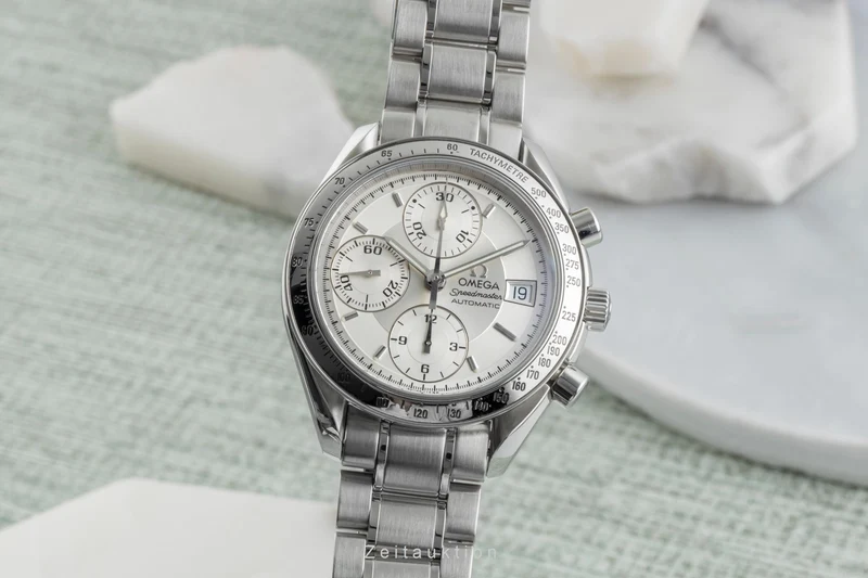 Omega Speedmaster chronograph steel automatic men's watch 175.0083, 375.0083 [2505281]